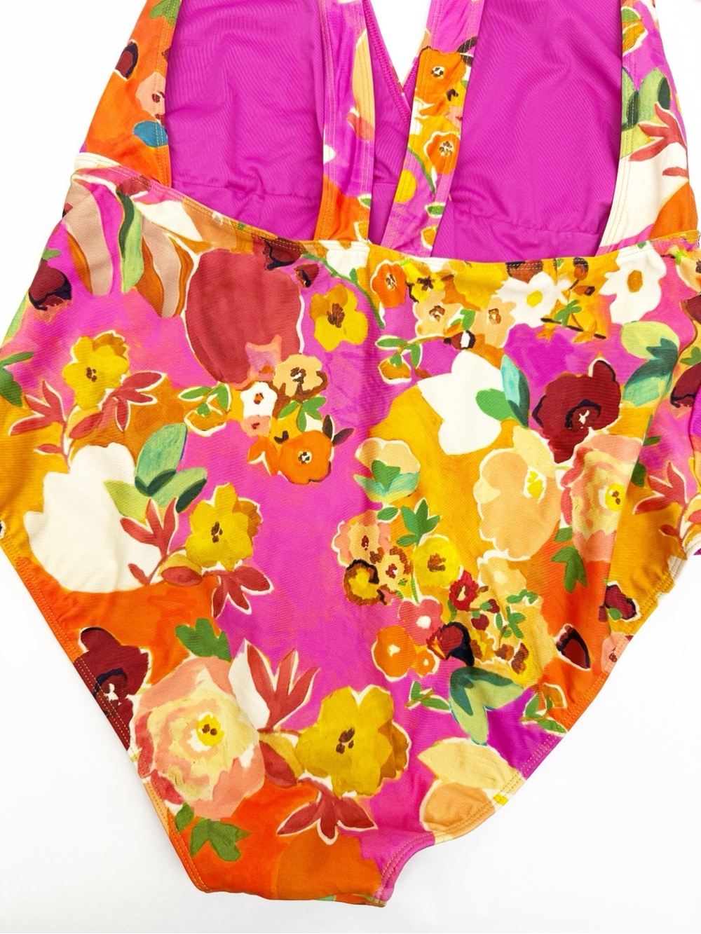 Sezane X Yse Paraiso Swimsuit One-Piece Clayfloral Print Bathing Suit Beach Pool - Picture 9 of 13